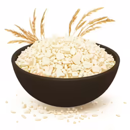 an image of rice grains in a bowl