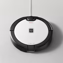 robotic cleaner with no charge on the floor