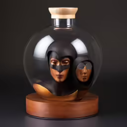 the vase has two faces inside it
