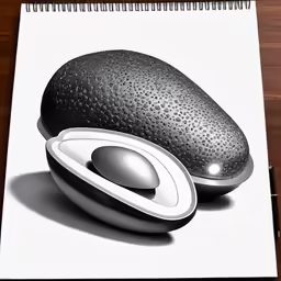 a spiral notebook with an image of a giant egg on it