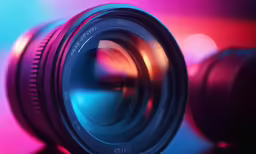 a close - up view of the lens on top of a digital camera
