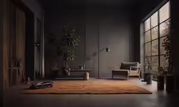 the living room is clean and ready for us to use