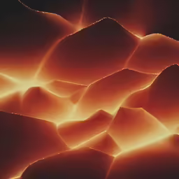a pattern with very large curves that are red