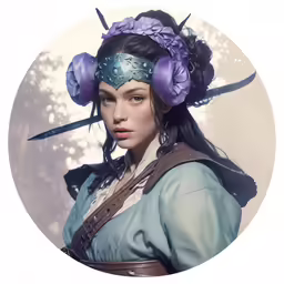 an image of a girl dressed in renaissance costume