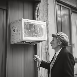 a woman with a hat is holding a television remote