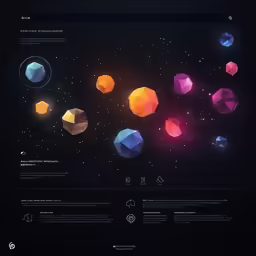 the website is designed for a project of an art direction