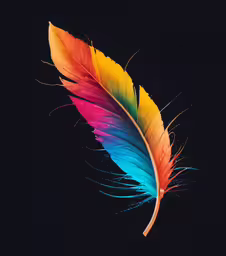 a multicolored bird
