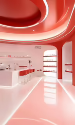interior view of a modern store