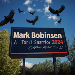 the sign in front of the park is open for public attention