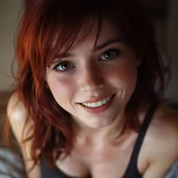 woman with a beautiful smile on her face