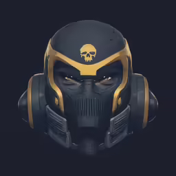 an ant - man face with earphones on its head