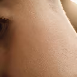 an eyeshot of a man in a close up view