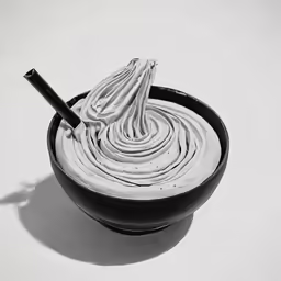 an artistic object with a cloth on top of it