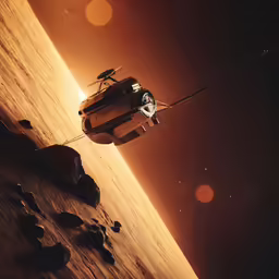 this nasa rover is currently on the edge of the moon