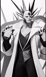 a man wearing a large mask and holding up two dumb dumb dumb dumb dumb dumb dumb dumb