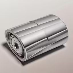 the motor wheel is shiny and chromed