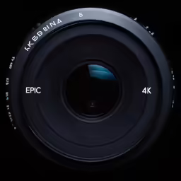 a close up view of a lens