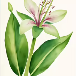 a watercolor painting of some flowers
