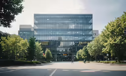 the building is large and high for people to see