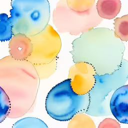 a background with lots of watercolor colors