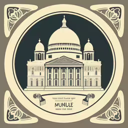 an image of a building in the middle of a circle,the great government building of the united states is a state house of appeals