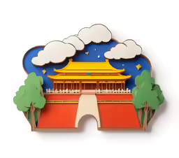 an illustration of the forbidden city of san francisco