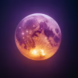 a beautiful night sky with stars and the moon as the centerpiece