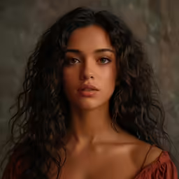 an animated photograph of a young woman