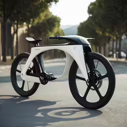 this electric bike is designed to be larger than a bike