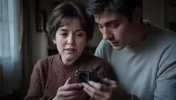 a woman taking a photo with a cell phone