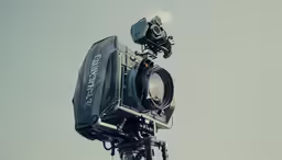 a small camera on top of a stand