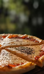 a freshly baked pizza that is ready to be eaten