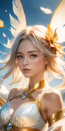 an illustration of a woman dressed in a dress