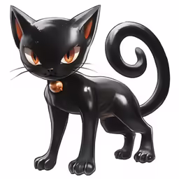 an image of an animal painted in black