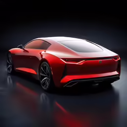 the new toyota sports concept car is shown in this artistic image