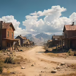 this is a picture of a dirt road in a valley