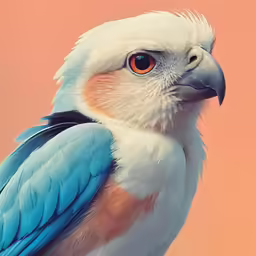 a close up shot of a colorful bird