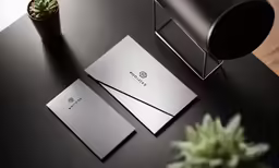 two business cards with the word, gourmet