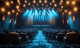 a large auditorium filled with lots of seats