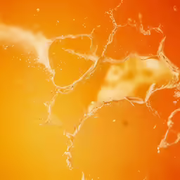 the surface of an orange area with water on it