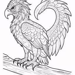 a large eagle sits on top of a branch