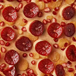 some peeled fruits on top of a baking sheet