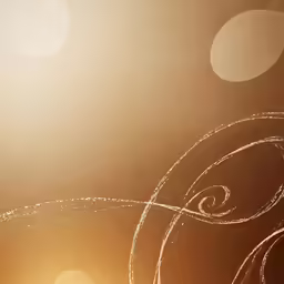 this is a stylized photo with some lights