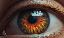 the blue iris of a human eye, seen through its iris