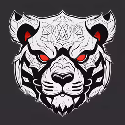 a white tiger