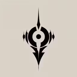 a tattoo style image of an ornamental flower