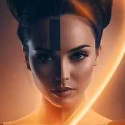a photo of the movie character frockee with arrows in her face