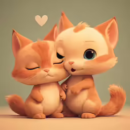 two cats holding together while sitting next to each other