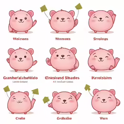 different shapes of animals with their names