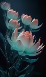 there are some white flowers in this picture